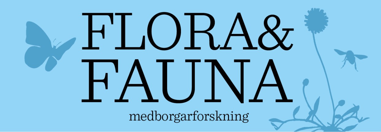 Flora & Fauna medborgarforskning logotyp