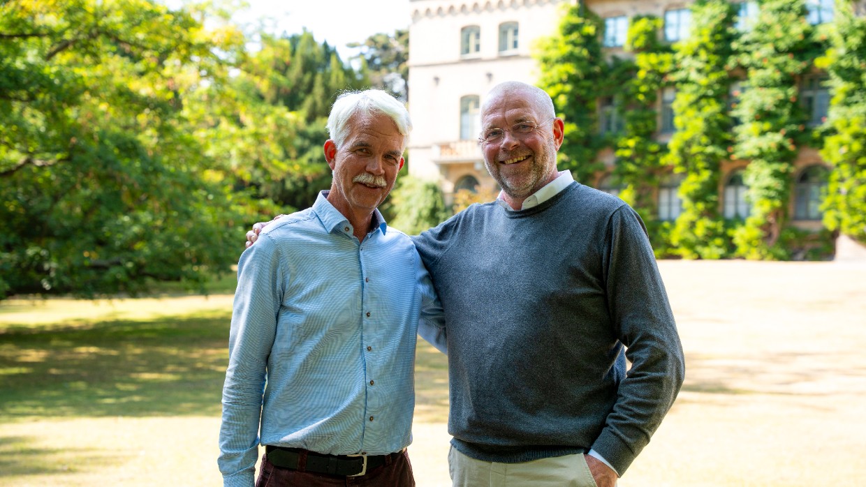 Håkan och Patrik i Alnarp ser glada ut.