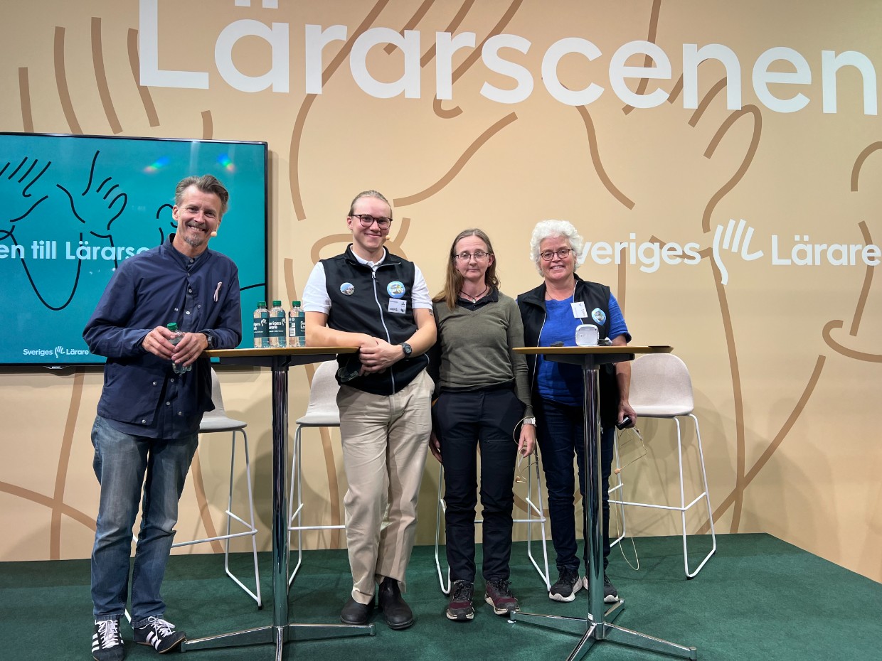 Panelsamtal på Bokmässan, Paul Svensson, David Hansson, Lina Morin och Christina Lundström