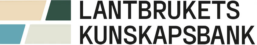 Logotyp med mönster i kvadratiska fält